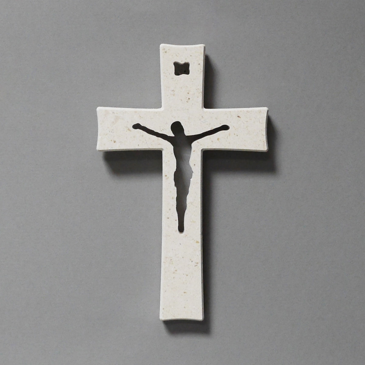 Pierced wall cross